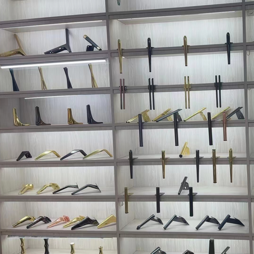CAIYI Manufacturers Wholesale Furniture Hardware Accessories Cabinet Metal Foot Sofa Feet Legs For Couch