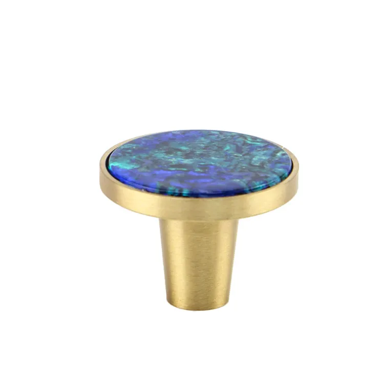 Heavy Duty Decorative Furniture Hardware Brass Material Solid Knobs for Cabinet and Door Elegant