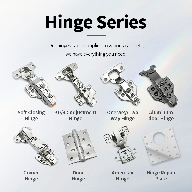 Goodcen 3D Furniture Hinge Soft Close 35mm Cup 6-Hole Plate Black Gun Bisagras Para Mueble Hydraulic Hinge for Cabinets