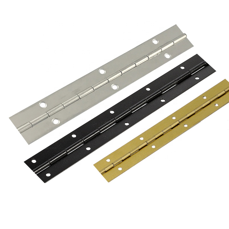 Heavy Duty Hinges for Steel Doors Furniture Accessories Long Gate Strip Hinge Truck Door 201 304 SS Aluminum Iron Materials