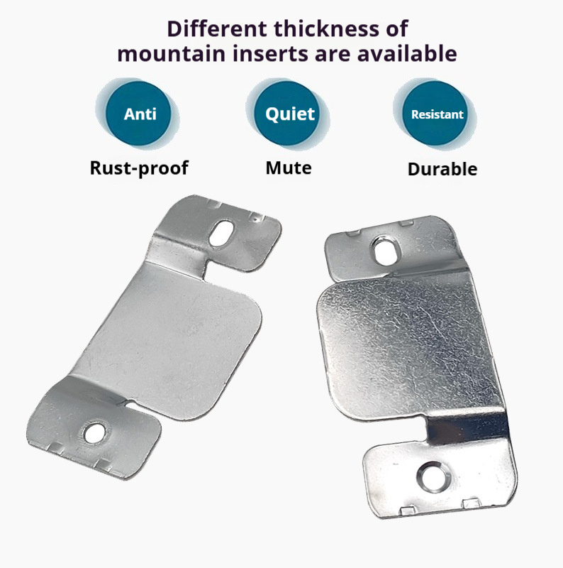 Color Zinc Plated Mountain Shaped Sofa Buckle Plug In Interlocking Connector Heavy Duty Bed Sofa Connecting Furniture Hardware
