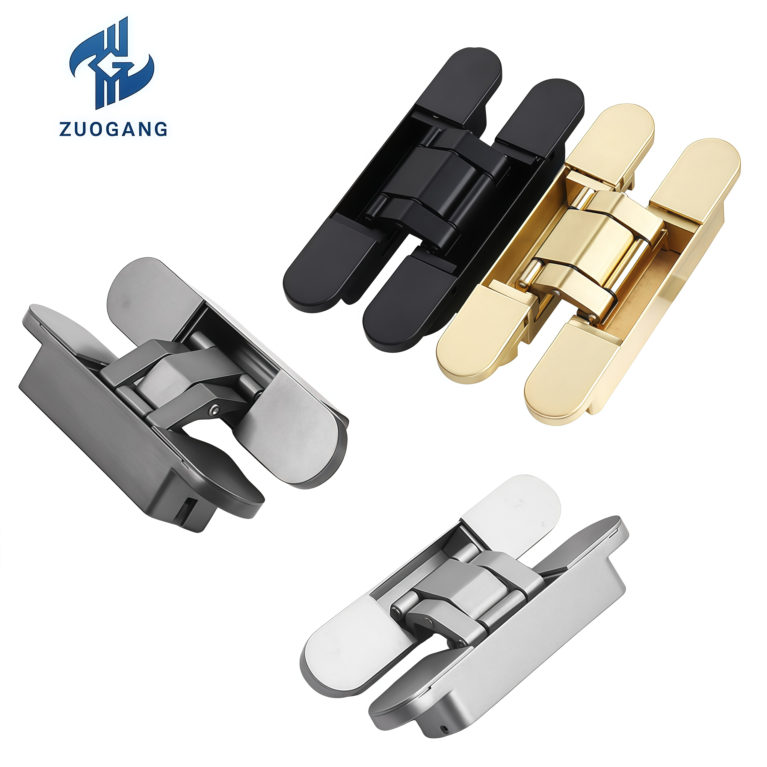 Soft-Close Steel Furniture Concealed Hinge with Hiding Feature Silent &amp; Durable for Kitchen Dining Living Room Cabinets