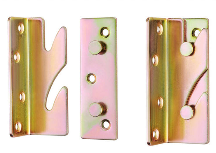 Wood Bed Rail Bracket Metal Bed Frame Corner Bracket