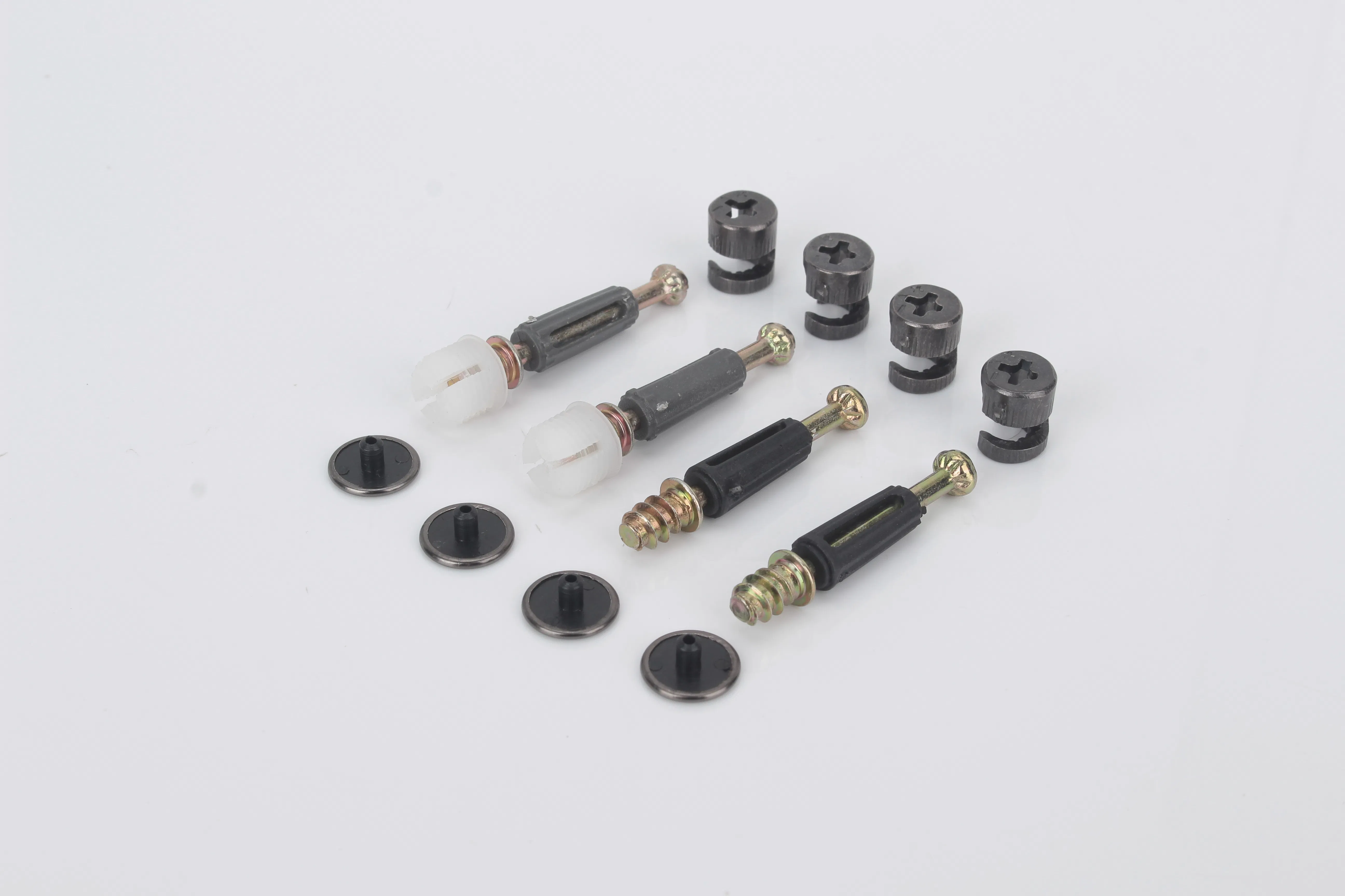 Heavy-Duty Zinc-Plated Cam Connector Bolt for Secure Fastening