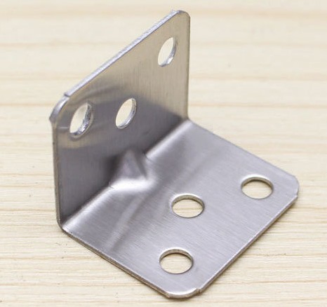 Stainless Steel Solid Corner Angle Iron Triangle Bracket Right Angle Code Cabinet Table Chair Foot Connector