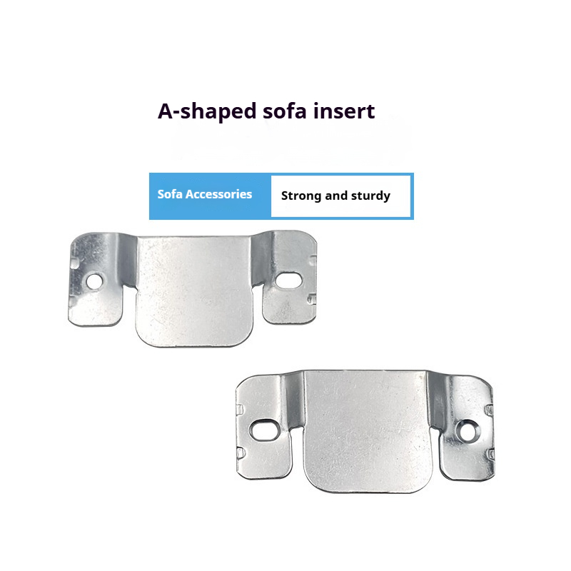 Color Zinc Plated Mountain Shaped Sofa Buckle Plug In Interlocking Connector Heavy Duty Bed Sofa Connecting Furniture Hardware