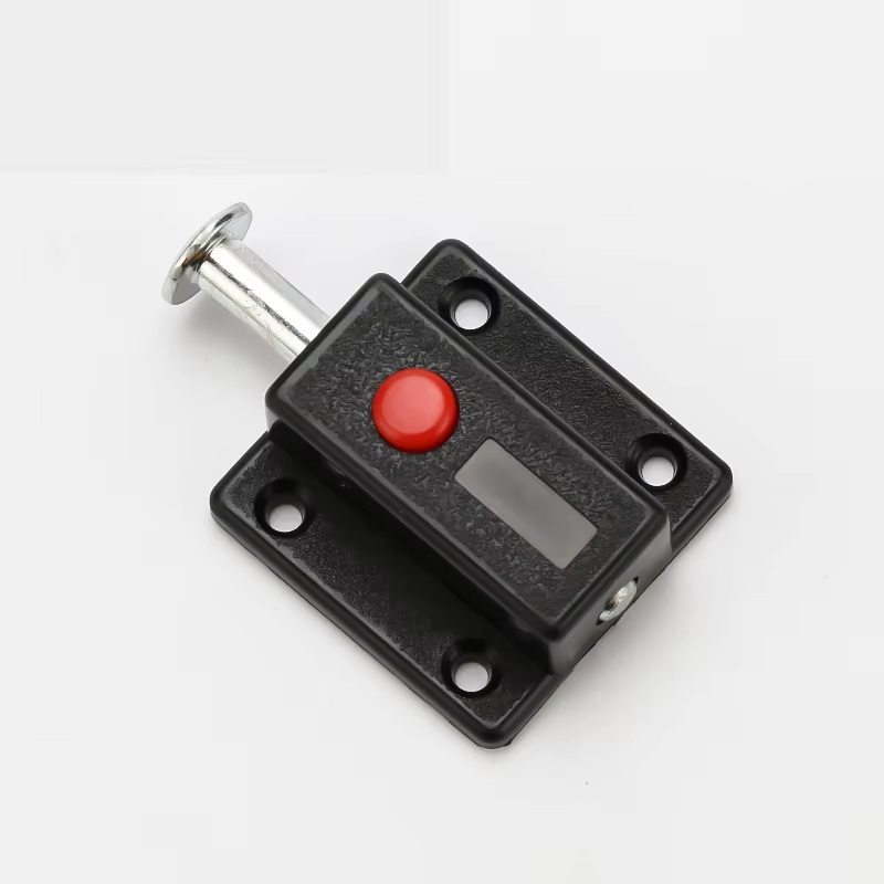 Furniture Hardware Spring Pin Loaded Automatic Button Plastic Push Latch Plastic Push to Open Spring Furniture Cupboard Latch