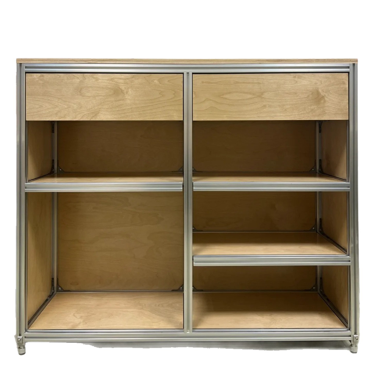 European Standard Aluminum Profile Storage Cabinet Living Room Display Sideboard Storage And Organization Drawer Cabinet