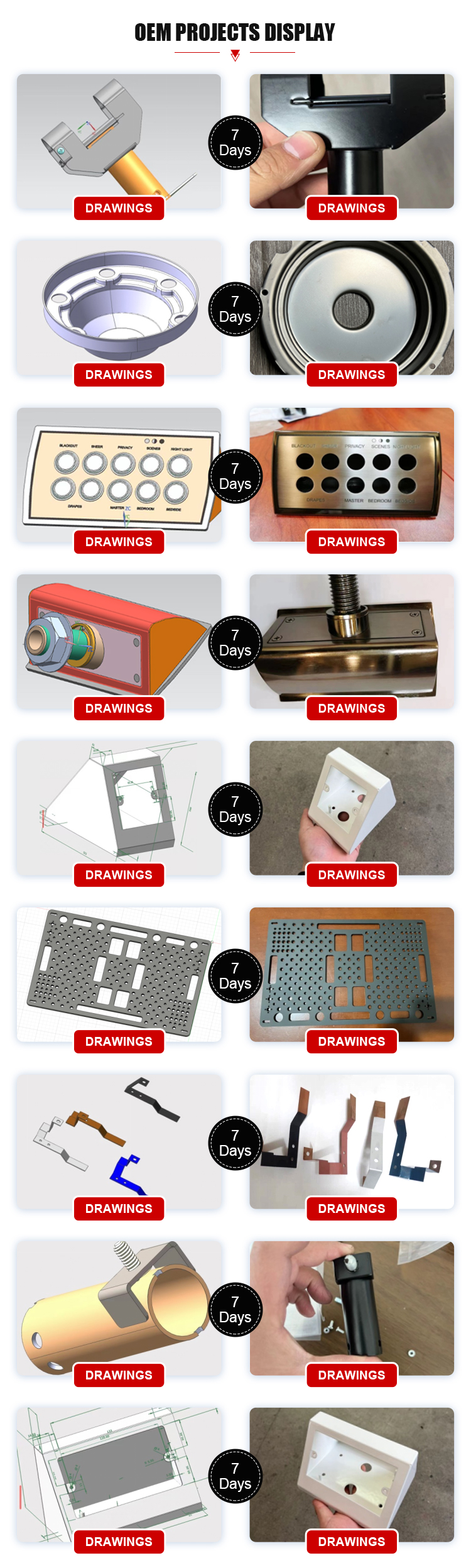 Wholesale Price Custom Precision Aluminum Stainless Steel Sheet Metal Fabrication Hardware Stamping Part Service