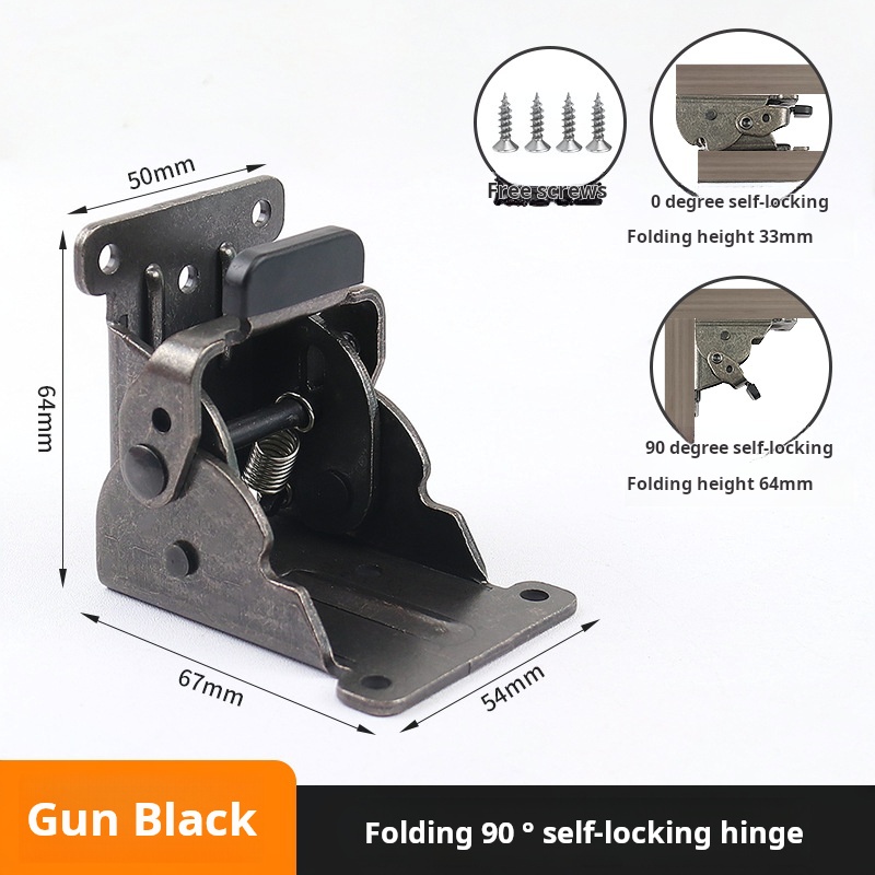 Furniture Hardware Accessories 180 Degrees Fold Table Hinge Folding Chair Fourniture Bed Hinges