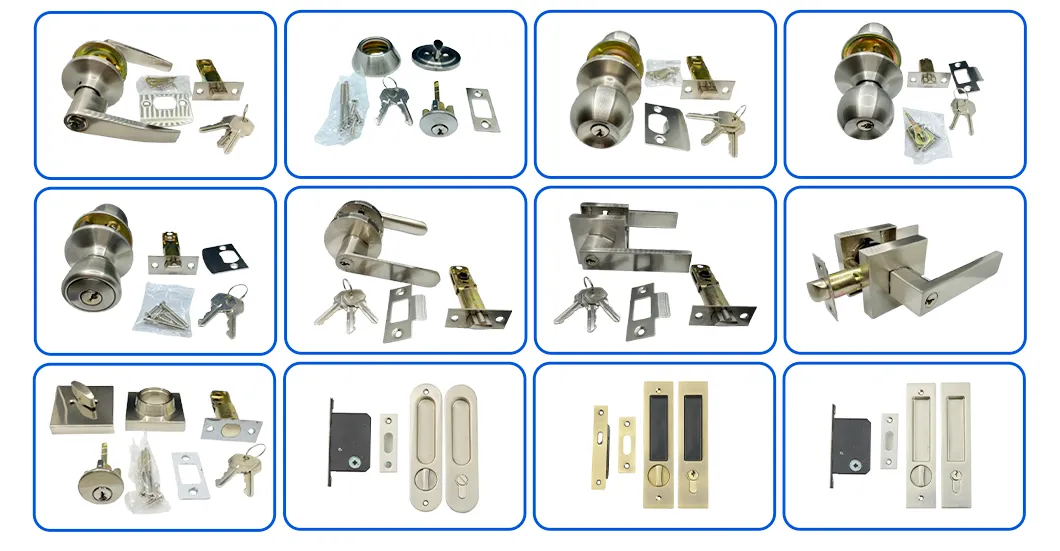 Decorative Zinc Alloy Lock for Wardrobes and Display Cases Furniture Hardware Main Product Line