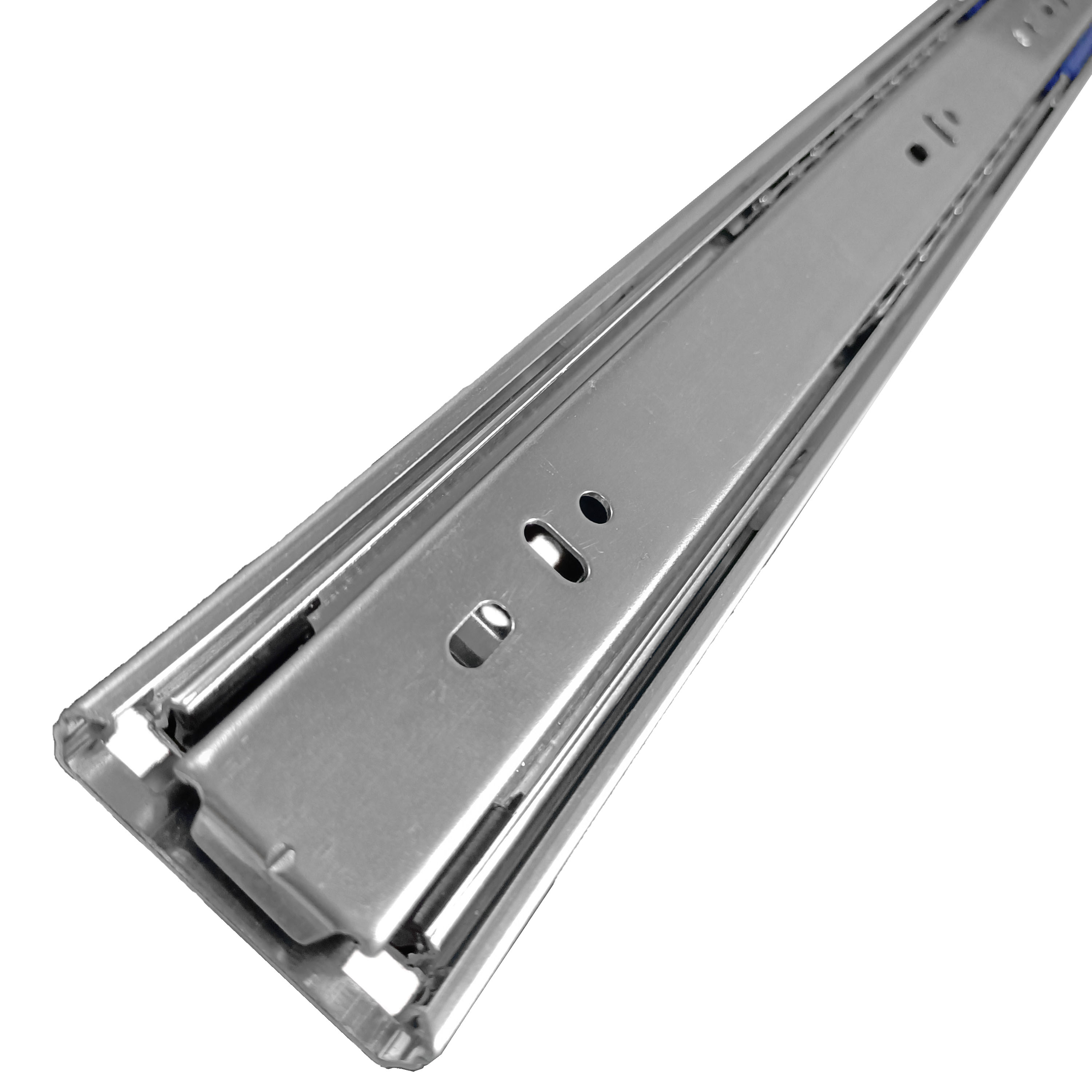 Correderas Telescopicas Ball Bearing Soft Close Rail Runner Undermount Slider Heavy Duty Telescopic Channel Slides For Drawer