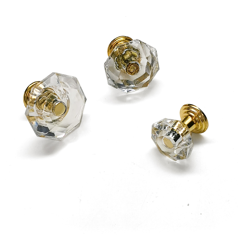 Wholesale Kitchen Cabinet Hardware Accessories Transparent Plastic Acrylic Material Furniture Handles Knobs Manufactured