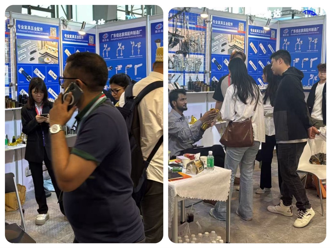 Global clients meeting at exhibition