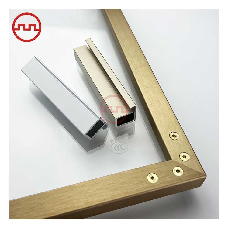 Hardware Aluminium Profile for Kitchen Cabinets Glass Cabinet Aluminum Frame Accessories for Living Room Glass Door Wardrobe