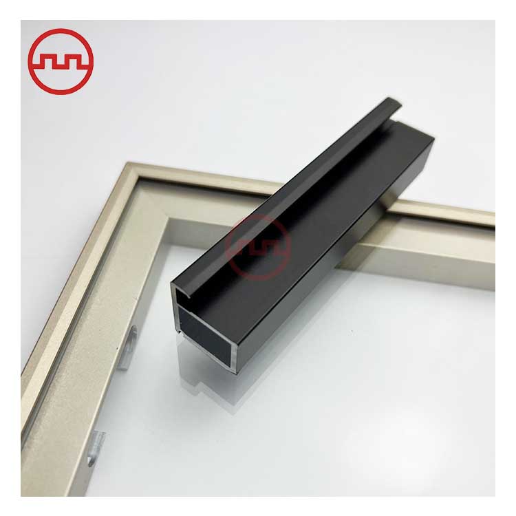 Hardware Aluminium Profile for Kitchen Cabinets Glass Cabinet Aluminum Frame Accessories for Living Room Glass Door Wardrobe