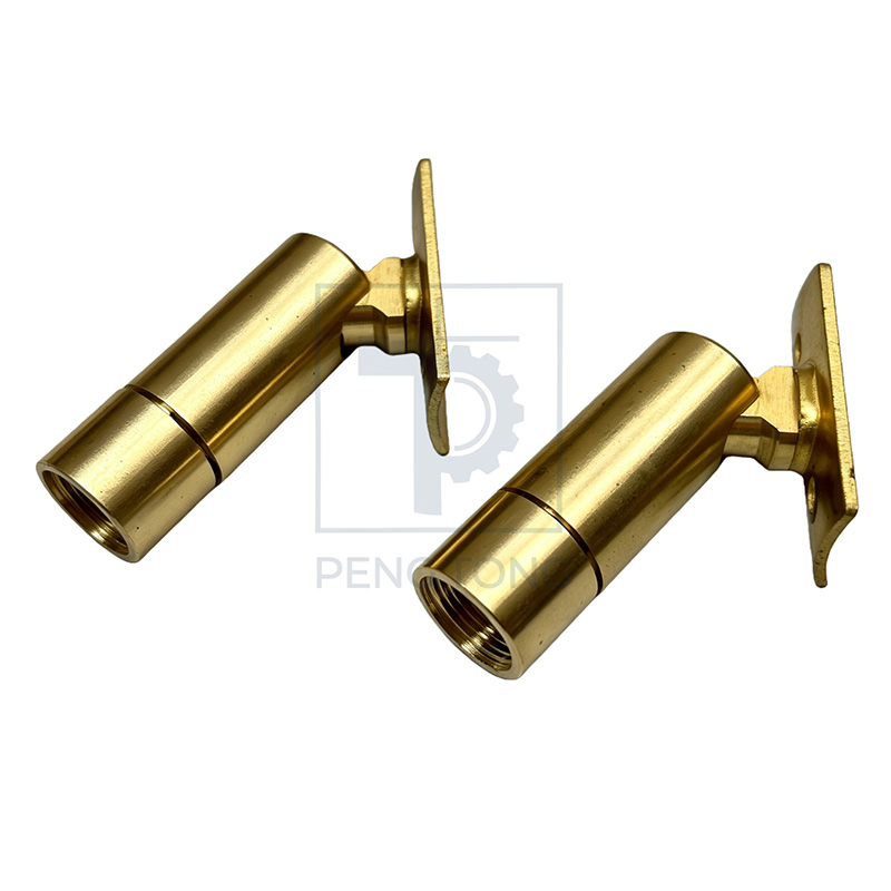 Adjustable Brass Tilt Connector with Internal Thread - Universal Fitting for DIY Table &amp; Wall Lamps