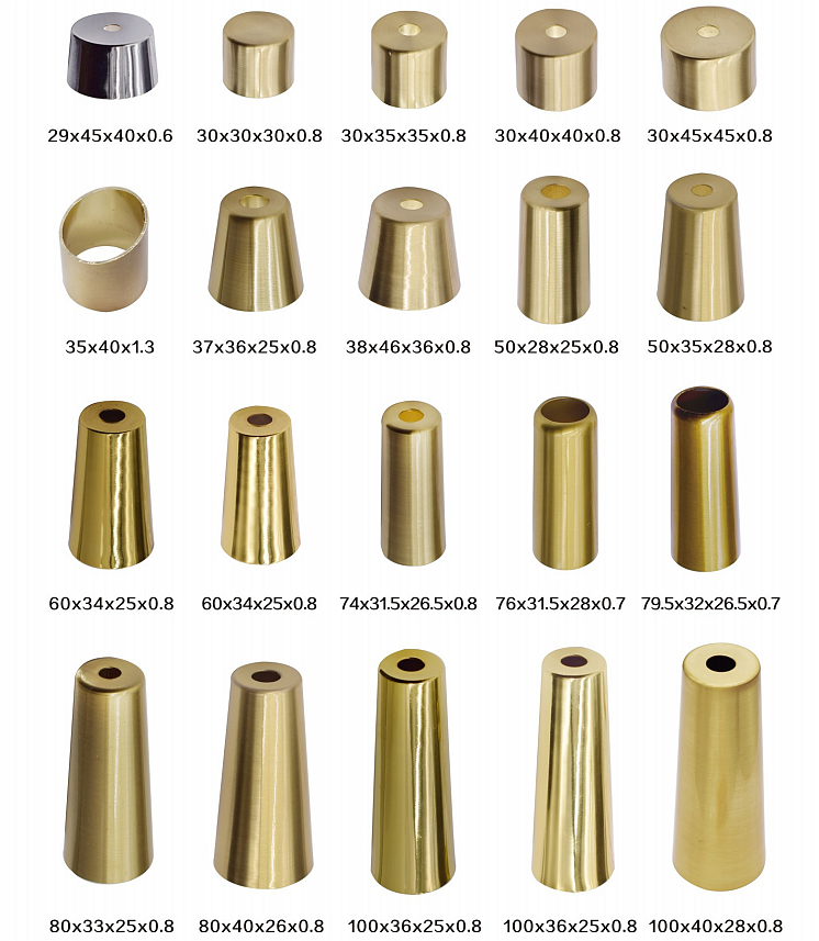 Furniture Leg Cap Dimensions