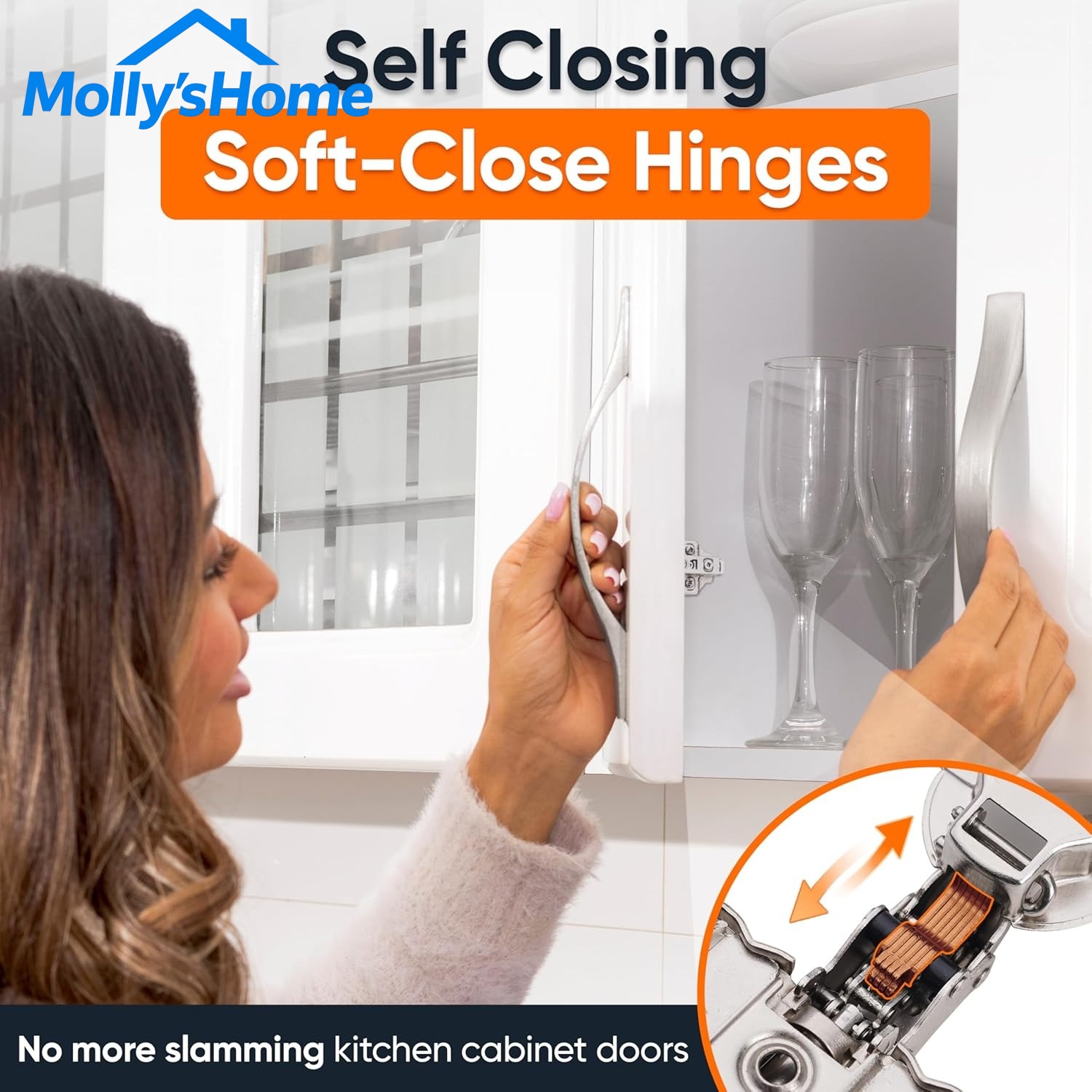 Innovative StainlessSteel 35mm Cup 3D Adjustable SoftClose FullOverlay Clip-on Cabinet Hinge For Kitchen Furniture