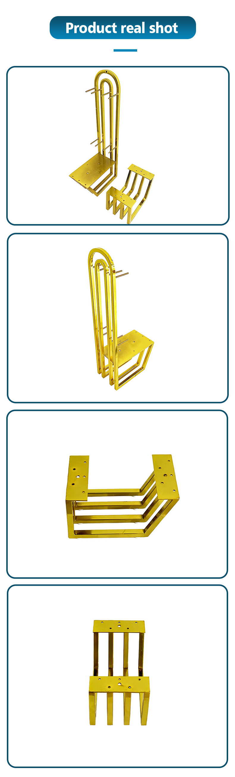 Furniture metal foot component