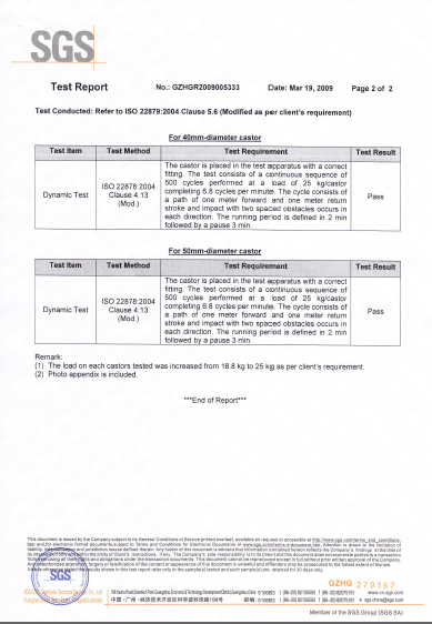 Quality Standards and Certificates