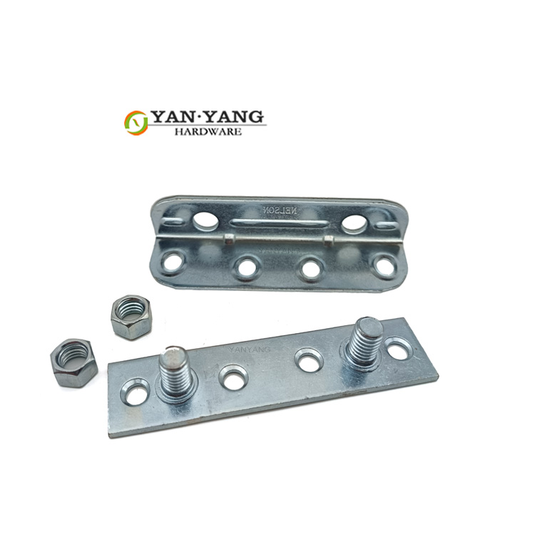 Yanyang Furniture Hardware Bed Connectors Fastener Frame Metal Bed Rail Brackets Conector De Cama