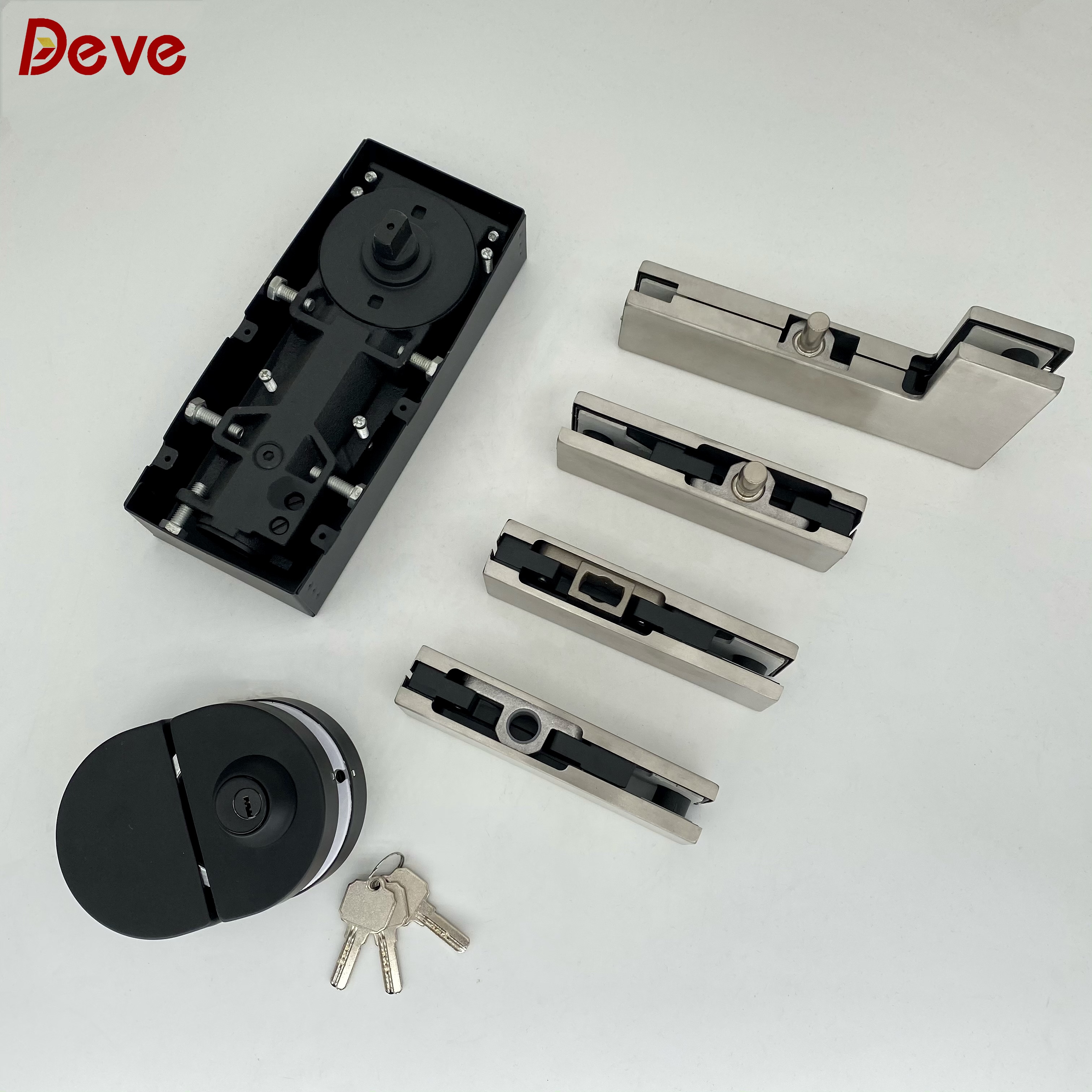 Glass Hardware Floor Spring Floor Hinge Machine 130-150KG For Commercial Glass Door Floor Spring