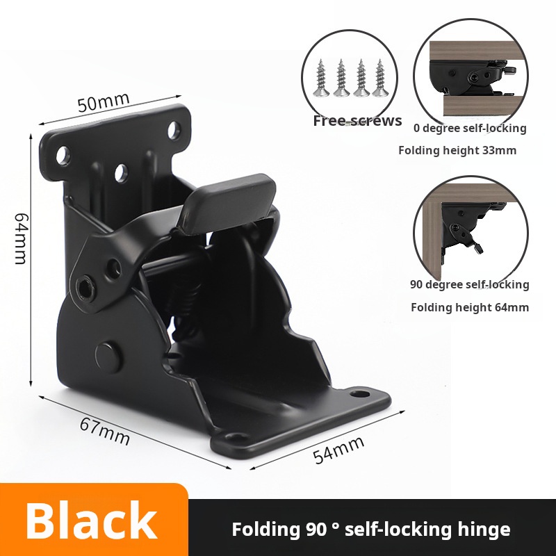 Furniture Hardware Accessories 180 Degrees Fold Table Hinge Folding Chair Fourniture Bed Hinges