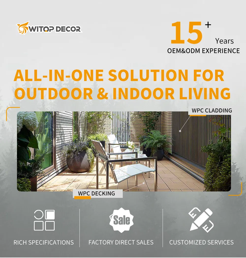 WPC Wall Cladding Board 3D Fluted Wall Panel