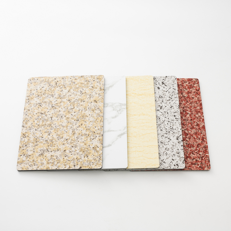 Modern PVDF Aluminum Composite Panel Facades Wall Cladding Exteriors Outdoor Kitchen Buildings Acm Marble Printing Aluminium Composite Panel