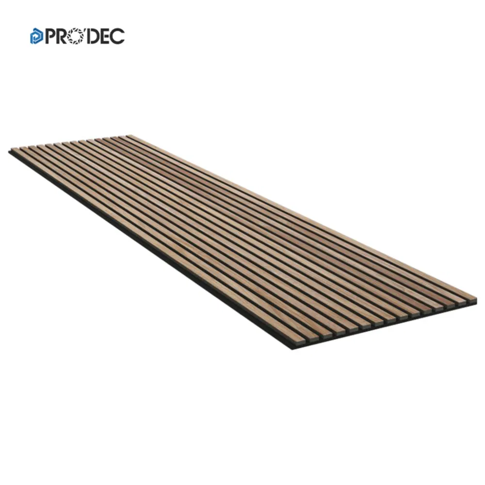 High Stability OEM/ODM Custom Wood Acoustic Slatted Wall Panel for Residence