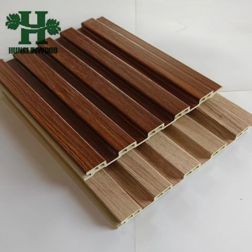 WPC Wall Board Cladding Fluted Decorative WPC Wall Panel