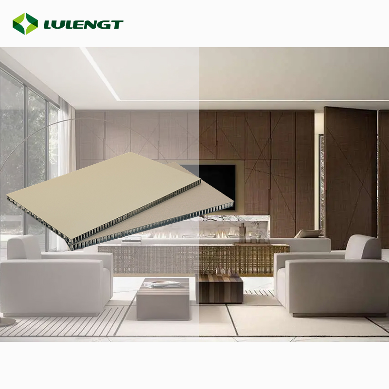 Steel Aluminum Honeycomb Sandwich Panel Lightweight Interior Decoration 8mm Aluminum Honeycomb and Steel Composite Decorative Panel 3D PVC Wall Panel