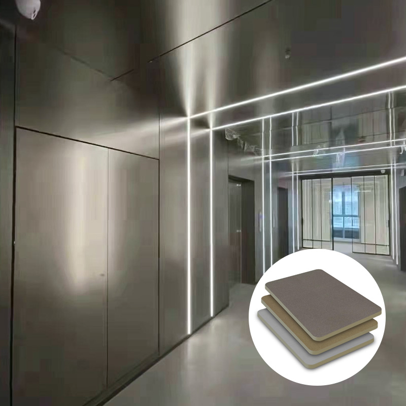 Bendable Bamboo Charcoal Wall Panels Waterproof for Chain Stores and Courtyards