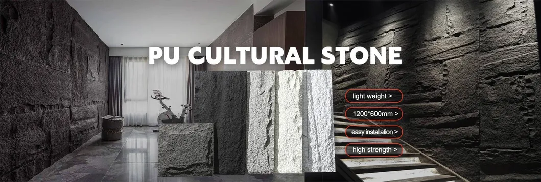 PU Faux Artificial Culture Stone Wall Panel