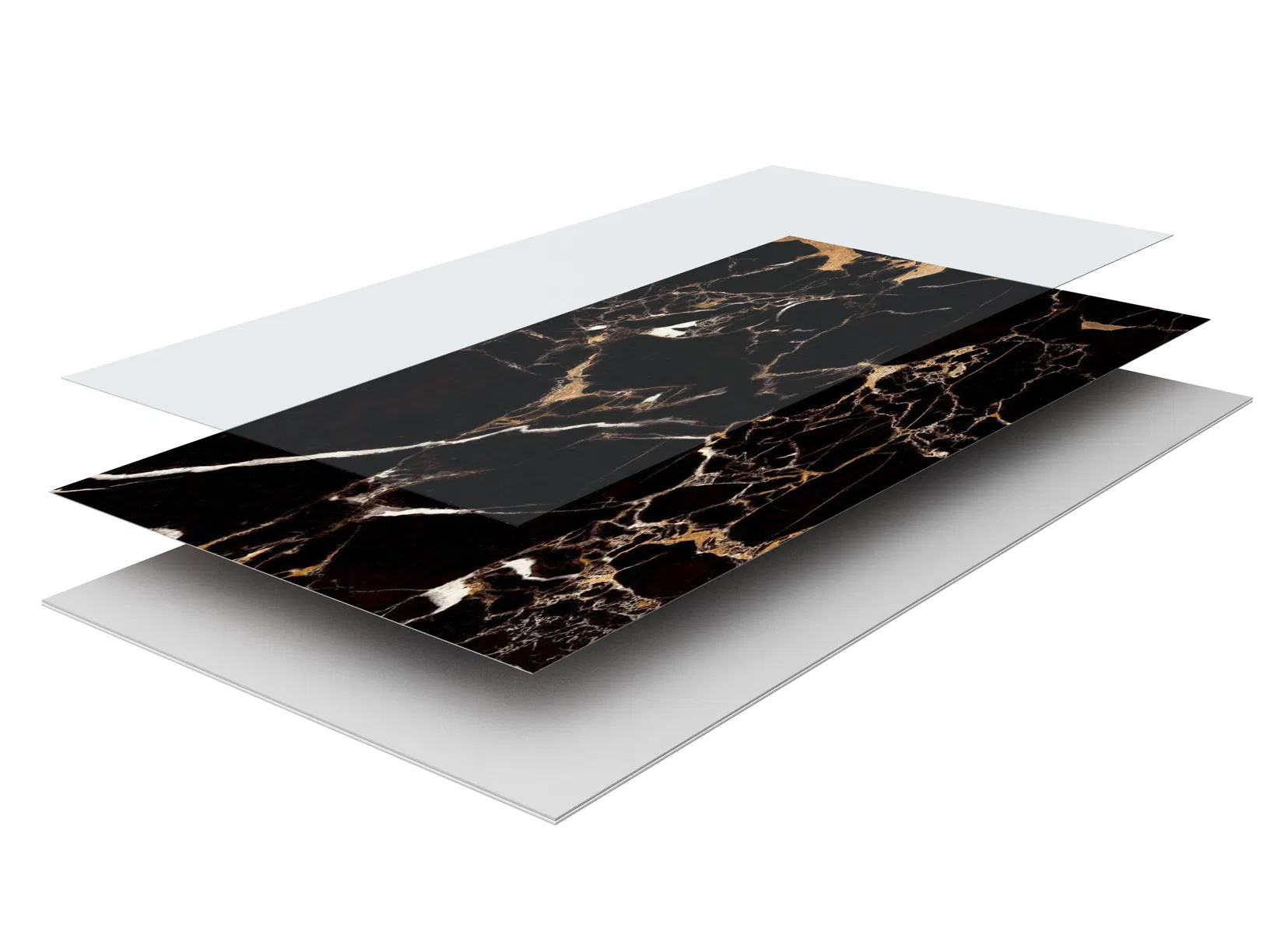 Stunning Stone Plastic Composite solid 4mm wall panels PVC marble sheet