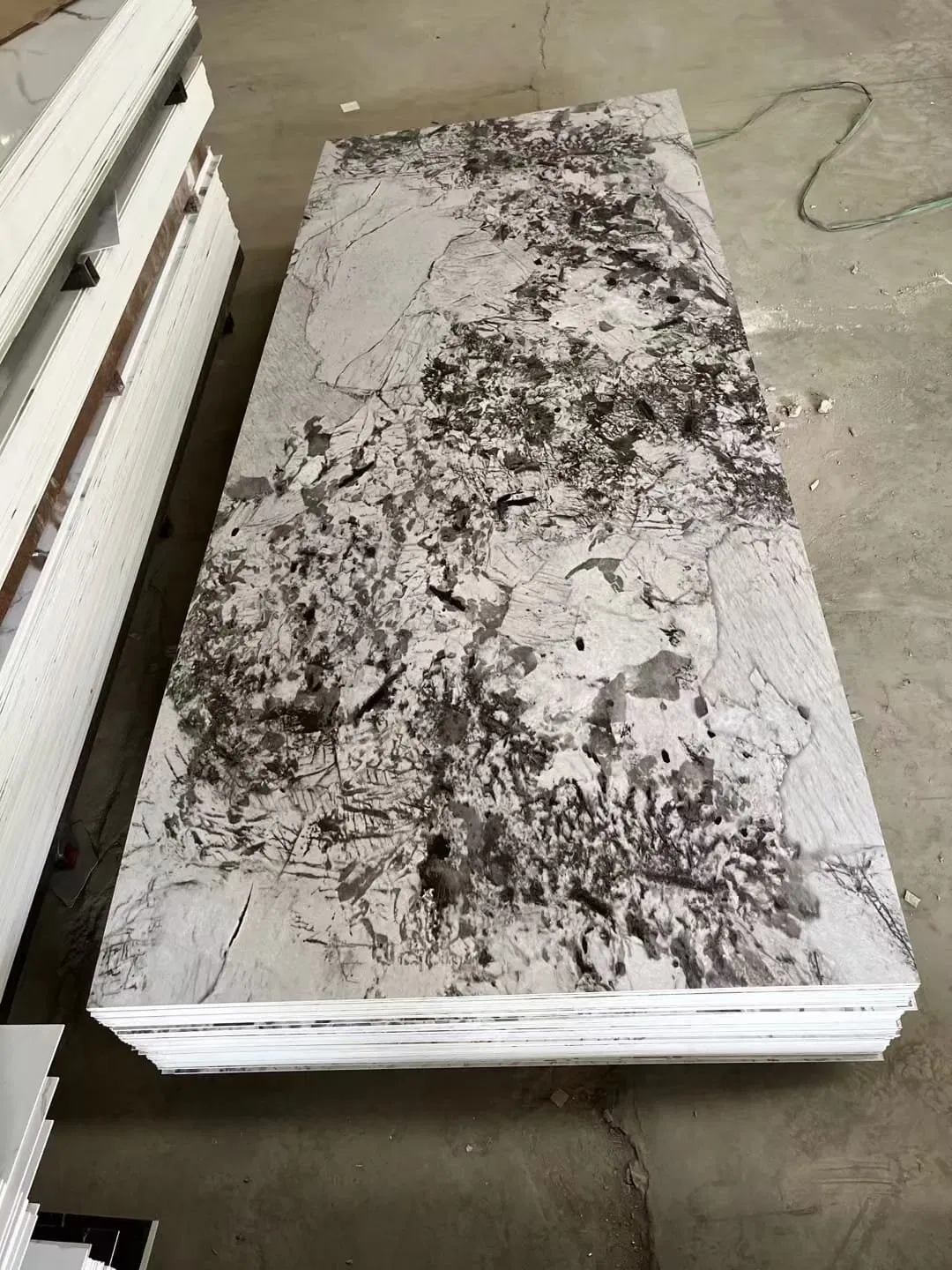 High-Quality Aesthetically Pleasing Durable PVC Marble Sheet for Wall Decoration