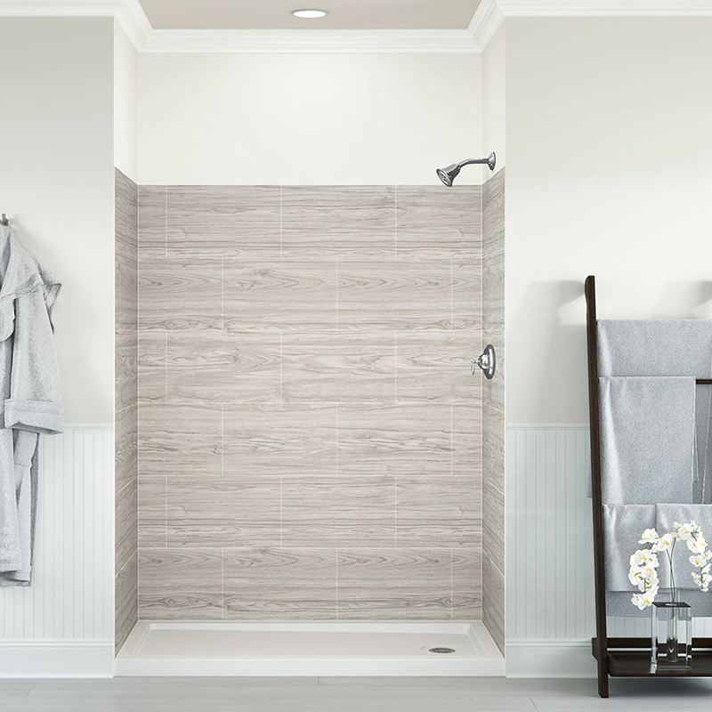 Durable Longlife Cheapest Eco-Friendly Waterproof Fireproof 2.4m Customized Spc Wall Panel for Shower Bathroom