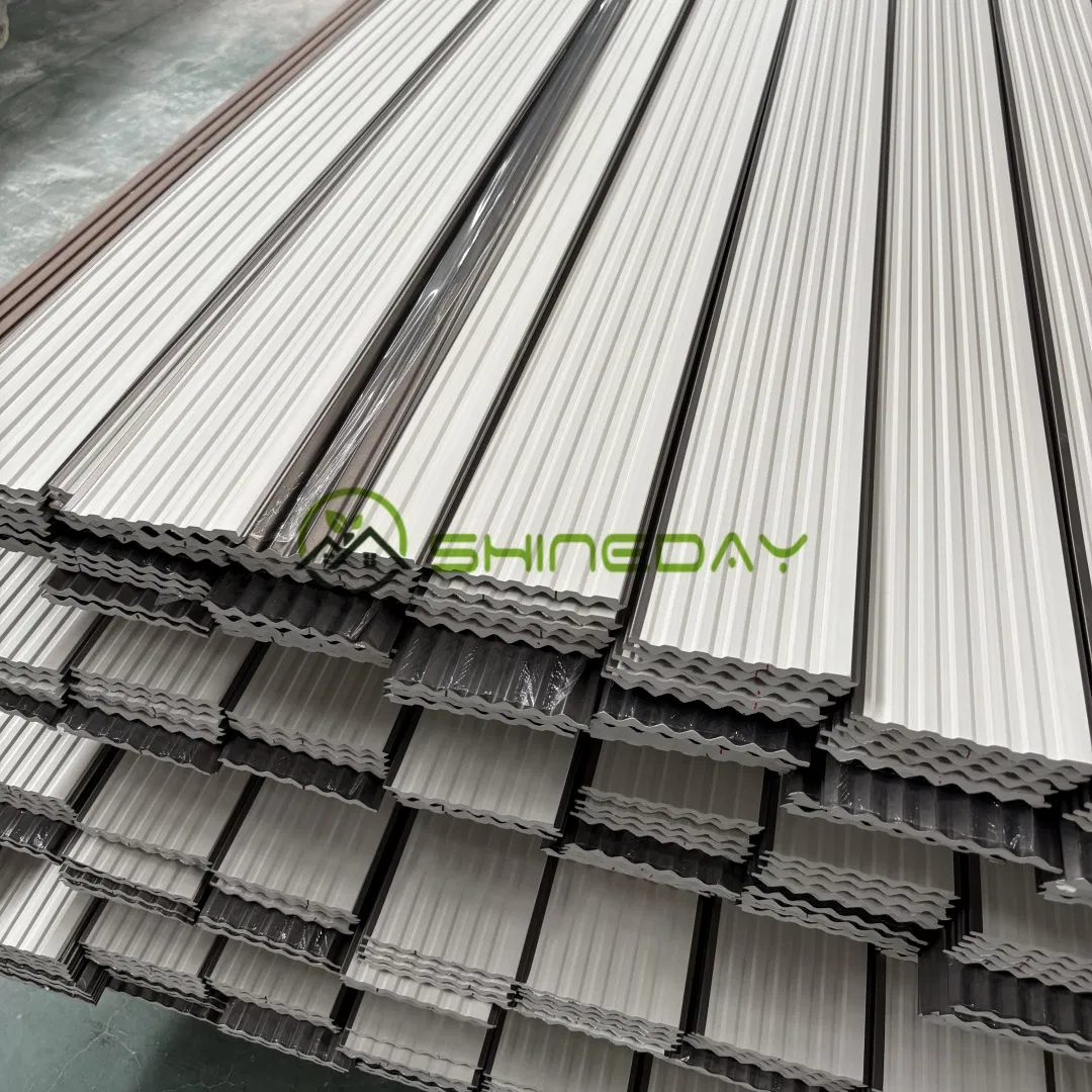 Wholesale Price PVC Panel Waterproof Wall Board Cladding Decorative Fluted WPC Wall Panel for Indoor Ceiling
