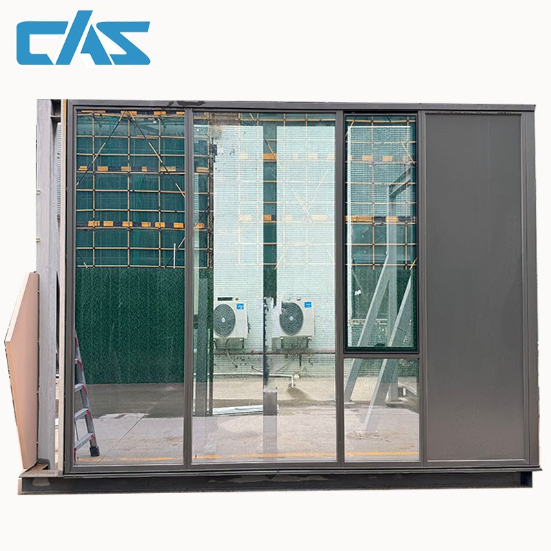 Facade Design Triple Glazed Cladding Exterior Aluminium Glass Window Wall System