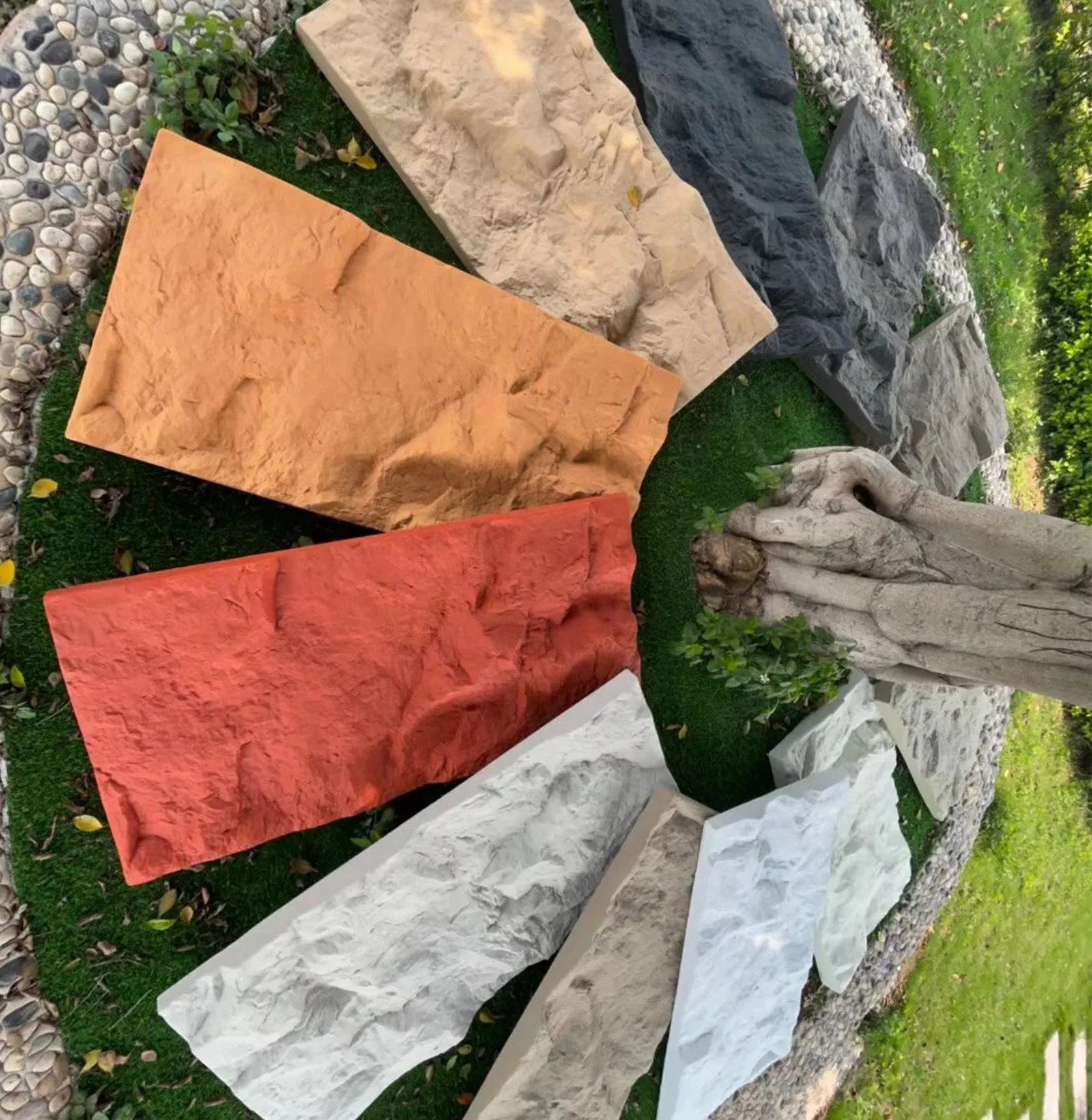 3D Textured PU Stone Panels for Stylish Outdoor Walls