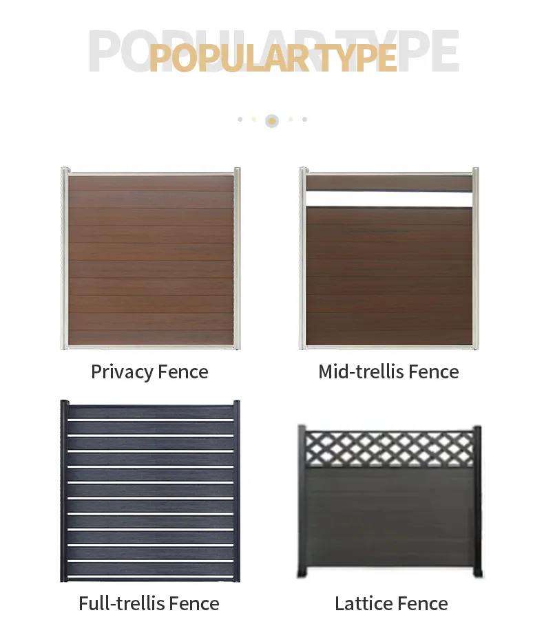 Detailed WPC Fence View