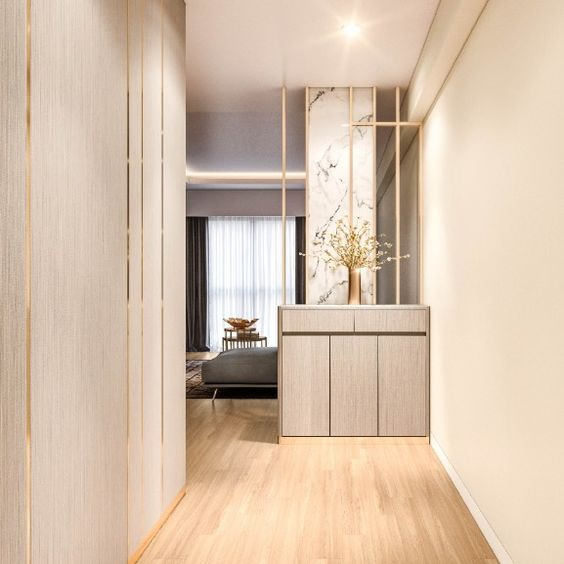 Decorative Slat Wooden Wall Panels with Acoustic Pet Bamboo Charcoal Wood Veneer