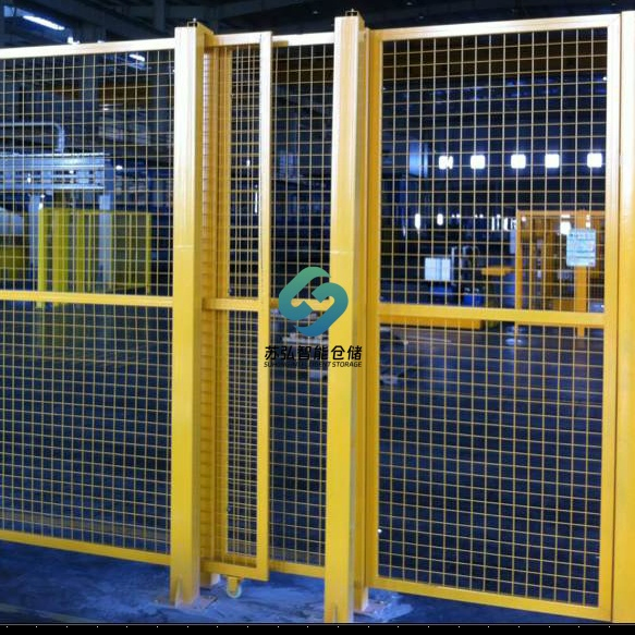 Modular Mesh Panel System for Warehouse Partition Walls