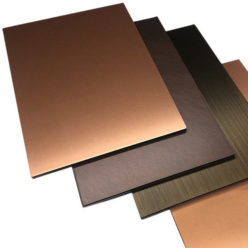 Aluminum Panels Material Construction Facade Copper Composite Wall Panel
