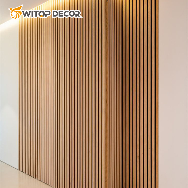 Waterproof Wooden Plastic Composite WPC Cladding Board 3D Fluted Wall Panel