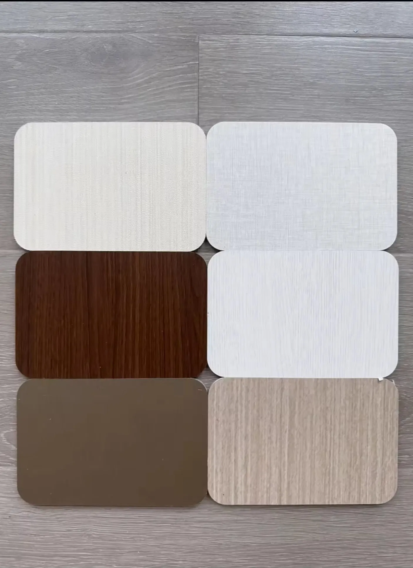 Modern Fireproof Bamboo Charcoal Wood Veneer Grain Wall Panel Carbon Crystal Plate