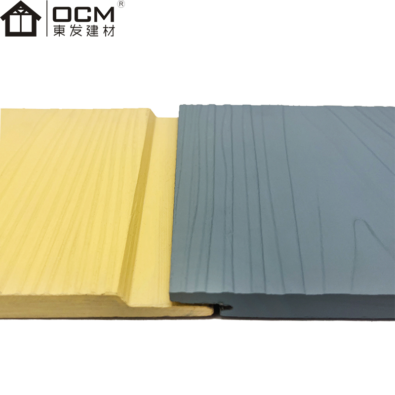 Building Material Exterior Waterproof Fireproof Wall Cladding Decorative Panels Wood Grain Fiber Cement Board