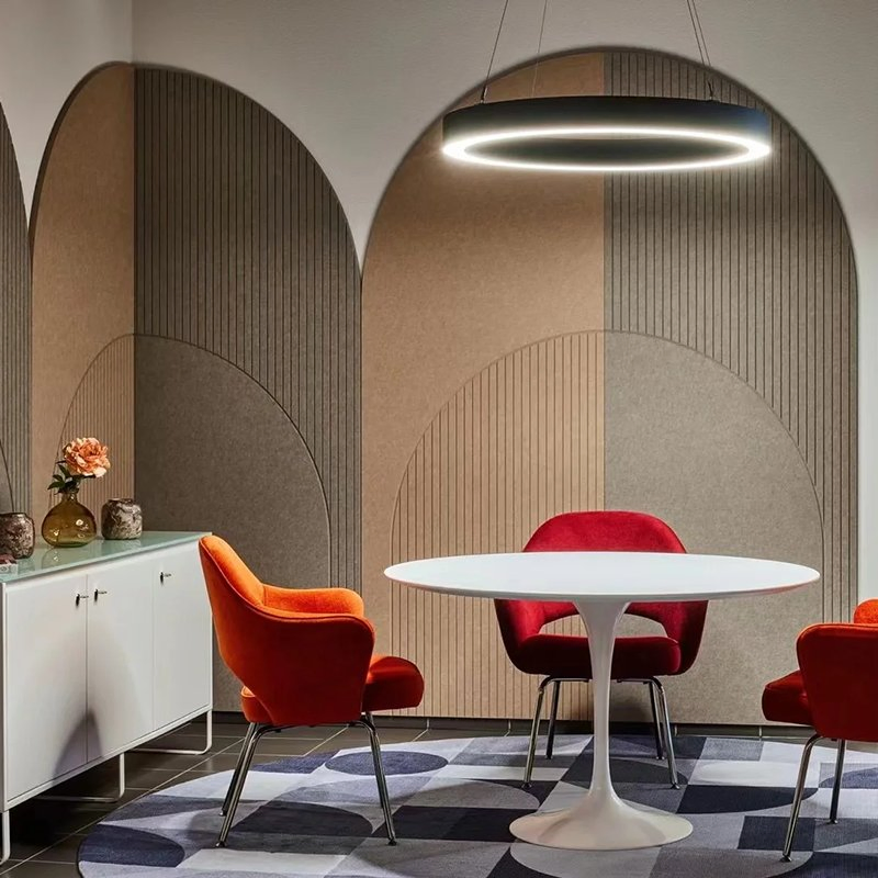 Pet Decorative Polyester Fiber Acoustic Board Acoustic Panel Wall Panel Sound Absorption for Office