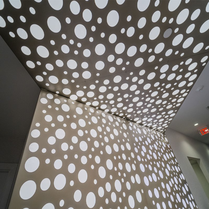 Decorative Metal Building Material Laser Cut Perforated Wall Panels Interior Exterior Aluminum Acoustic Wall Panel with Best Factory Price